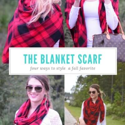 Four Ways to Style Your Blanket Scarf